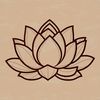 Sacred Lotus Flower Illustration A stylized illustration of the sacred lotus flower, often used in religious contexts.