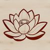 Beautiful Vector Lotus Flower Design A stylized illustration of the lotus flower in a vector format.