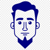Beautiful Male Illustration in SVG Format A simple male figure created using vector art.