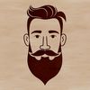 Bearded Man SVG Design A realistic illustration of a male figure with a beard.