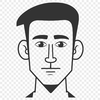 Illustrated Man Icon in SVG Format A male figure illustrated in vector format, suitable for digital use.