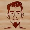 Male Silhouette Illustration Illustration of a man in outline style for graphic design purposes.
