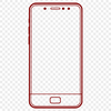 Close-up illustration of a modern smartphone with sleek design and metallic finish.