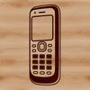 Vector Phone Graphic Illustration A high-quality vector illustration of a mobile phone, suitable for various designs and projects.