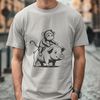 Friendly Monkey Pig Illustration A cartoon monkey-pig character created using SVG code for customizable designs.