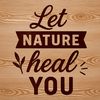 Nature-inspired quote in vector format, ideal for digital designs and craft projects.