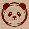 Colorful Vector Wildlife Graphic A vector graphic representation of a single panda bear.