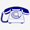 Phone Symbol Vector Design A high-resolution vector telephone icon designed for digital use in various formats.
