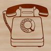Classic Telephone Illustration A high-quality digital illustration of a classic telephone on a white background.