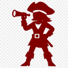 A free vector pirate graphic designed for commercial or personal use in various digital applications.