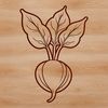 Simple Radish Illustration in Vector Style Radish vegetable illustration in simple vector style.