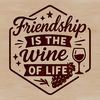 Minimalist Vector Friends Quote Art A collection of inspirational quotes about friendship in a minimalist vector format.