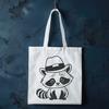 Raccoon Clip Art in Scalable Vector Graphics (SVG) A digital representation of a raccoon created using scalable vector graphics (SVG) technology.