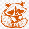 Animal Mascot Graphic A small mammal with distinctive markings on its face, shown in a simple graphic format.