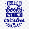 A minimalist illustration of a person reading from a book with inspirational quotes.