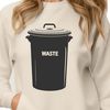 Colorful Trash Bin Vector Icon Vector illustration of a trash can for graphic design and printing.