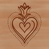 Sacred Heart Design in Vector Format An editable Sacred Heart design in SVG format for various applications.