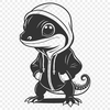 Colorful Salamander Illustration for Vector Designs A colorful illustration of a salamander, suitable for vector art designs.