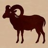 Sheep Silhouette Vector Art A cartoon illustration of a sheep standing in a field.