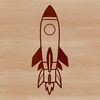 Interstellar Explorer Illustration Spacecraft illustration created with precision using SVG technology.