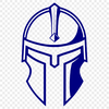 Ancient Greek-Style Helmet Design A medieval-inspired illustration of a warrior wearing a classical Greek-style helmet.