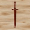 High-Quality Sword Vector Art A high-quality vector art representation of a sword with clean lines and precise details.