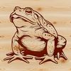 Wild Garden Creature Illustration A vector graphic representation of a wild animal commonly found in gardens and forests.