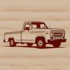 Beautiful Pickup Truck Vector Graphic A detailed illustration of a pickup truck, suitable for various applications.