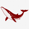 Whale Illustration Illustrative vector design of a whale, suitable for commercial or personal use in various creative projects.