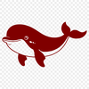 Beautiful Whale Graphic in Vector Format Illustrative whale graphic in vector format.