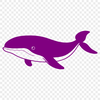 Vector Whale Design for Cutting Machines A detailed illustration of a whale in vector format, suitable for cutting with a Cricut or laser cutter.