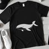 Beautiful Whale Silhouette Vector Art A simple illustration of a whale in vector format, suitable for commercial or personal use.