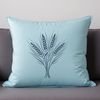 Free SVG Wheat Plant Clip Art A stylized illustration of a single wheat plant with intricate details.