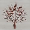Single Wheat Stalk Vector Illustration A simple illustration of a single stalk of wheat in a clean vector style.