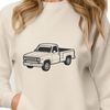 Beautiful Clip Art Collection A stylized illustration of a pickup truck with detailed design elements.