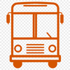 Scalable Bus Icon in SVG Format A digital representation of a vehicle in scalable graphics (SVG) format.