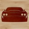 An SVG graphic of a vehicle with clean lines and geometric shapes.