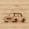 Car design element in vector format.