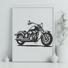 Beautiful Motorbike In SVG & DXF