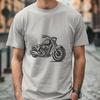 Artistic Motorcycle In SVG & DXF