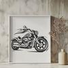 Stunning Motorbike SVG - For Craft Project