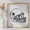 Free Football Clip Art Vector A vector design of an American football with stylized details, suitable for use in graphic designs.