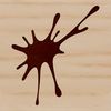 Vector Art Splat Design A colorful, irregularly shaped splat illustration designed as vector art.