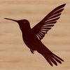 A close-up illustration of a hummingbird in flight, showcasing its iridescent feathers.