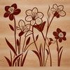 A single white daffodil flower on a green stem, suitable for use as clip art in various design projects.