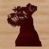 Cute Canine Companion SVG A small breed dog with distinctive facial features and wiry coat.
