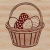 Colorful Easter Decorations Vector Art Vector illustration of a colorful Easter egg surrounded by traditional decorations.