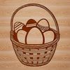 Colorful Egg SVG Pattern An intricately designed Easter egg with colorful patterns and details, suitable for various digital art applications.