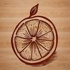 Vector Lemon Fruit Icon A stylized illustration of a lemon fruit in a vector format.