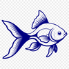 Beautiful Bowl Scene Illustration A colorful illustration of a goldfish in a decorative bowl.